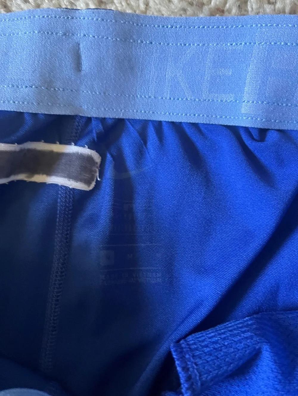 Nike Kansas City Royals Blue Dri Fit Athletic Shorts Size M